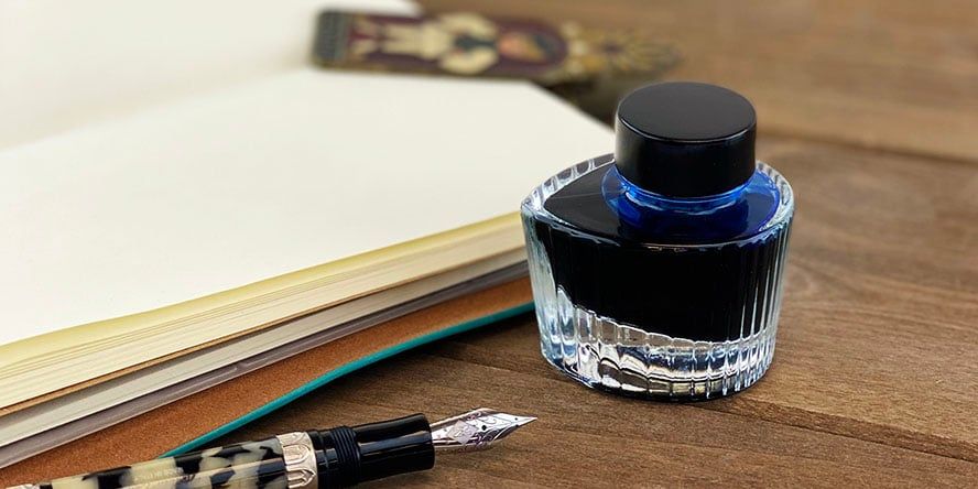 Krishna Urban Series 30ml Fountain Pen Ink krishna_urban_ink_series_peacock_blue_ink