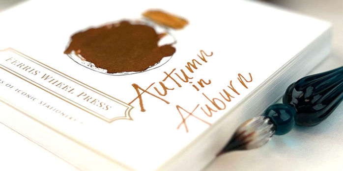 ferris_wheel_press_autumn_in_auburn_ink_writing_sample_and_ink_swatch