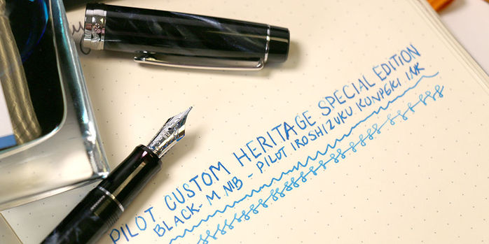 pilot_custom_heritage_special_edition_fountain_pen_black_writing_sample