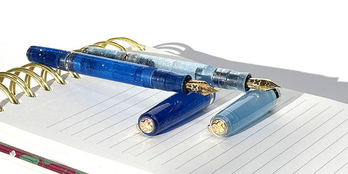 esterbrook_sparkle_edition_jr_pocket_fountain_pens_uncapped