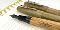 conklin_all_american_pau_preto_fountain_pens_one_uncapped_showing_nib