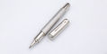 Monteverde_Ritma_Brushed_Stainless_Steel_Rollerball_uncapped