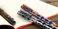 conklin_endura_deco_crest_fountain_pens_closeup