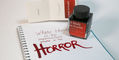 wearingeul_world_literature_30ml_a_study_in_scartlet_ink_swatch_and_writing_sample