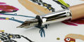 waldmann_voyager_rose_gold_fountain_pen_nib_up_close