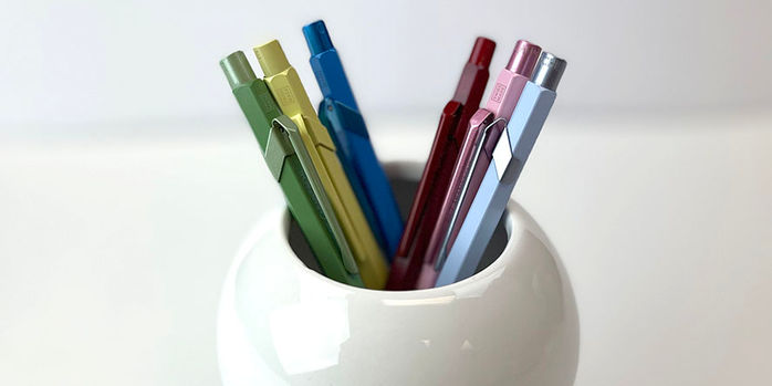 Caran_d'Ache_849_Claim_Your_Style_Limited_Edition_4_Ballpoint_Pens_in_jar