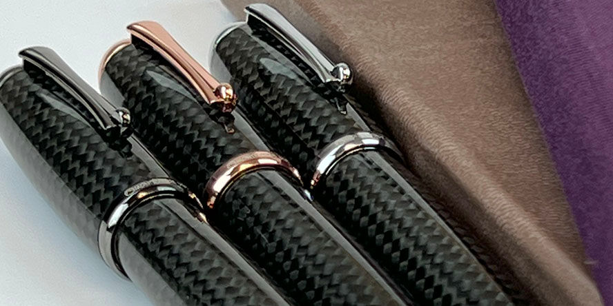Monteverde SUPERMEGA™ Carbon Fiber Fountain Pens