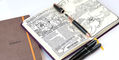 monteverde_supermega_carbon_fiber_fountain_pen_with_heroes_journal