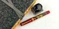maiora_alpha_aurum_limited_edition_fountain_pen_with_book_and_ink