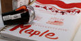 dominant_industry_standard_series_maple_ink_swatch_and_writing_sample_and_ink_bottle
