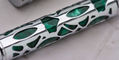 conklin_endura_deco_crest_green_rollerball_body_zoom