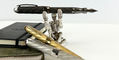 Pineider_Matrix_Fountain_Pens_with_skeleton