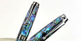 monteverde_invincia_deluxe_ballpoint_pens_chrome_and_gunmetal_trim_closeup