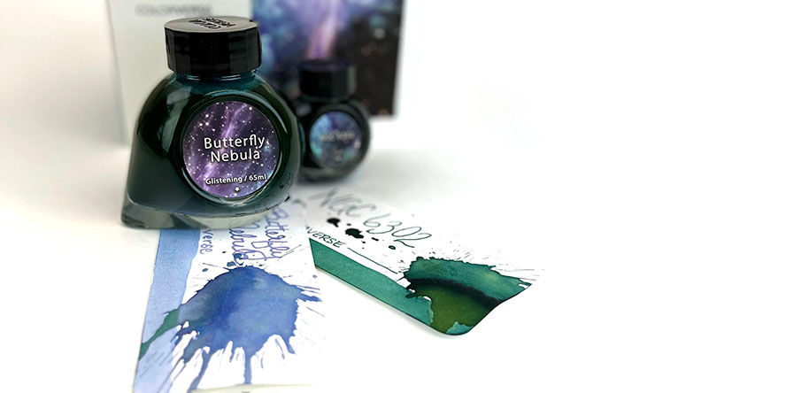 Colorverse Butterfly Nebula (65ml) & NGC 6302 (15ml) Fountain Pen Ink