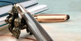 sassy_brassy_gorilla_pen_rest_holding_limited_edition_waldmann_jubilee_105_fountain_pen
