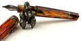 sassy_brassy_gorilla_pen_rest_with_leonardo_supernova_caramel_fountain_pen