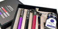 monteverde_ritma_fountain_pen_gift_set_red_purple_carbon