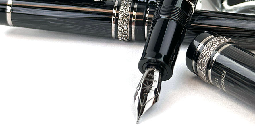 Maiora Limited Edition Foresta Nera Alpha Fountain Pens maiora_limited_edition_foresta_nera_fountain_pen_flex_nib