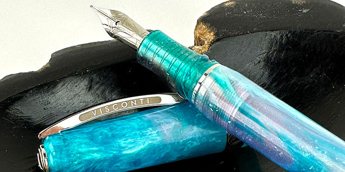 Visconti Kaleido Fountain Pen - Unicorn Galaxy - Fine
