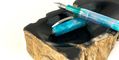 visconti_limited_edition_kaleido_unicorn_galaxy_fountain_pen_in_petrified_wood_dish