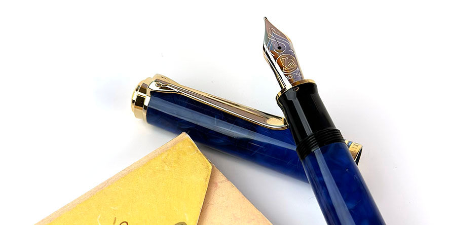 Pelikan M800 Blue o'Blue Fountain Pens