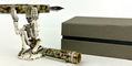 maiora_ercolano_limited_edition_fountain_pen_with_forevermore_skeleton_pen_holder
