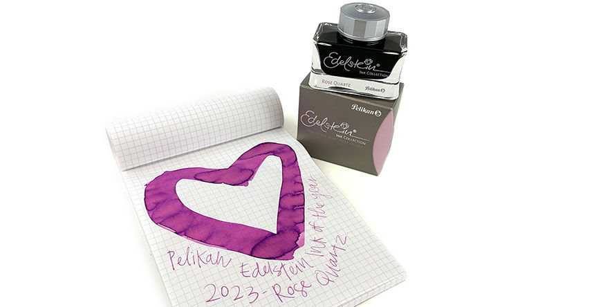 Pelikan Edelstein 2023 Ink of the Year Rose Quartz 50ml Fountain