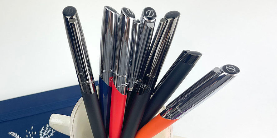 S.T. Dupont Defi Millennium Rollerball Pens s_t_dupont_defi_millennium_rollerball_pens_capped_in_cup