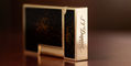 s_t_dupont_line_2_gold_dust_lighter_closed_on_its_side