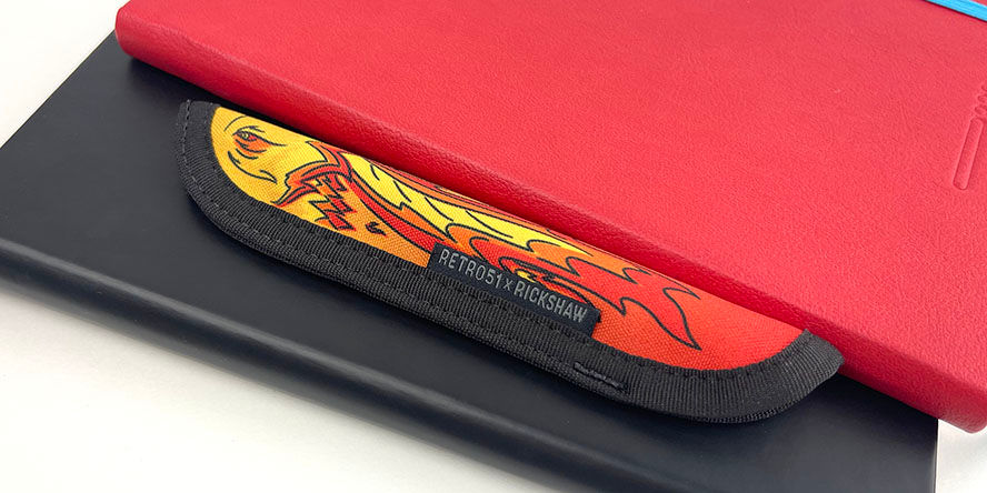 Rickshaw Bagworks Phoenix Single Pen Sleeve  Pen Carrying Cases rickshaw_bagworks_rise_of_the_phoenix_single_pen_sleeve_notebooks
