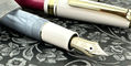 sailor_pro_gear_slim_mini_recontre_fountain_pens_on_handmade_notebook