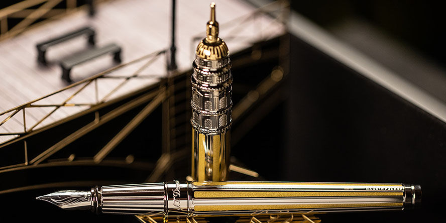 S.T. Dupont Loves Paris Limited Edition Rollerball & Fountain Pens