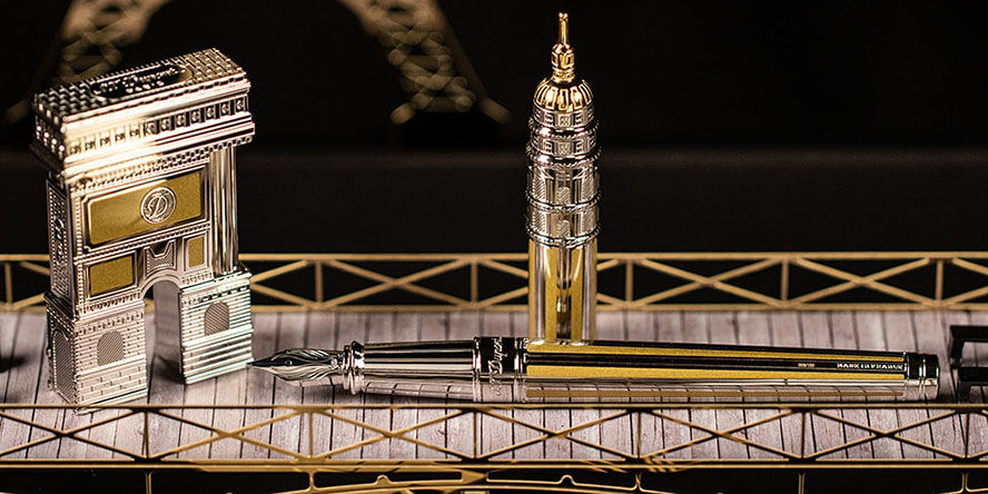 S.T. Dupont Loves Paris Limited Edition Rollerball & Fountain Pens