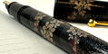 namiki_yukari_brush_clover_fountain_pen_closeup_barrel