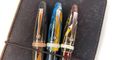 maiora_ogiva_golden_age_fountain_pens_on_notebook