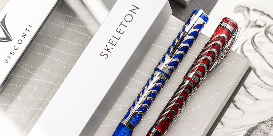 Visconti Skeleton 2023 Rollerball Pens