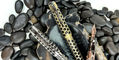 pineider_la_grande_bellezza_honeycomb_fountain_pens_aged_bronze_silver_and_rose_gold_with_black_trims