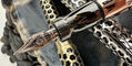 pineider_la_grande_bellezza_honeycomb_fountain_pens_aged_bronze_silver_and_rose_gold_with_black_trims_rose_gold_nib