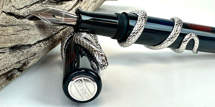 opus_88_zodiac_snake_fountain_pens_nib