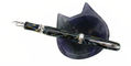 pineider_ancient_materal_wild_blue_fountain_pen_cat_bowl