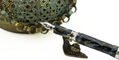 pineider_ancient_materal_wild_blue_fountain_pen_snail_pen_rest