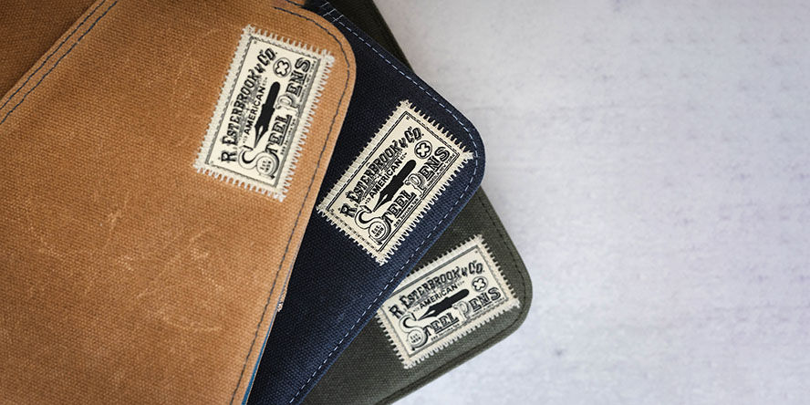 Esterbrook 40-Pen Zipper Canvas  Pen Carrying Cases esterbrook_40_pen_canvas_zipper_pen_cases