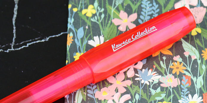 Kaweco - Stylo plume Perkeo INFRAROUGE - FINE - Clip Argent - Distributeur  Twist & Out