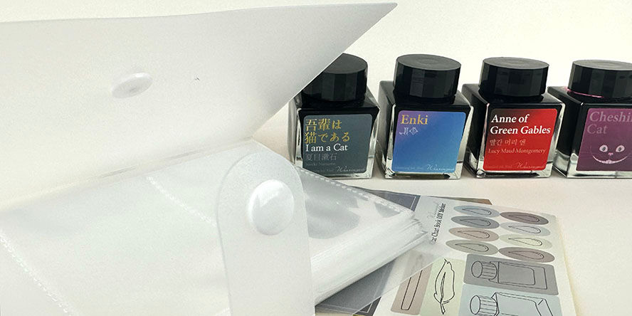 Wearingeul Jaquere Clear Chart Book Memo & Notebooks wearingeul_jaquere_clear_chart_ink_swatch_card_book