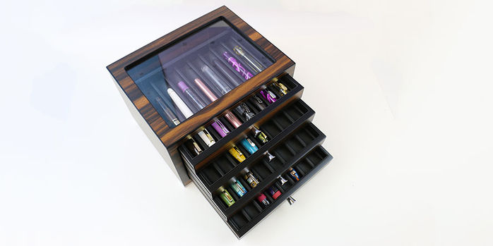 pen_chalet_32_pen_4_drawer_wooden_pen_display_cases