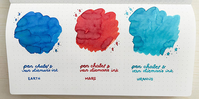 van_diemans_solar_system_mars_uranus_and_earth_ink_swatches_with_amy