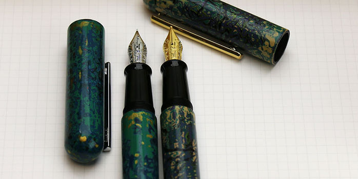 ikkaku_by_nahvalur_special_limited_edition_rhinoceros_skin_fountain_pens_caps_and_nibs