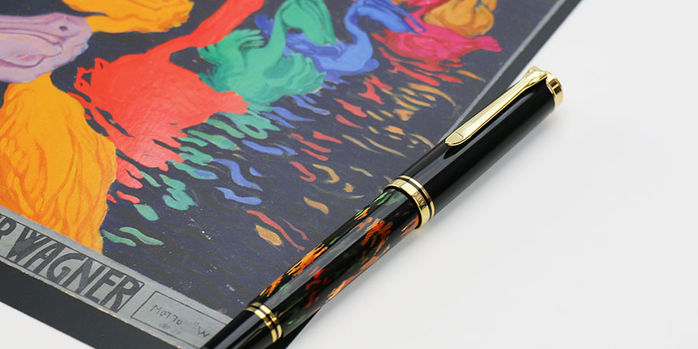 pelikan_art_collection_special_edition_glauco_cambon_m600_fountain_pen_capped_by_notebook