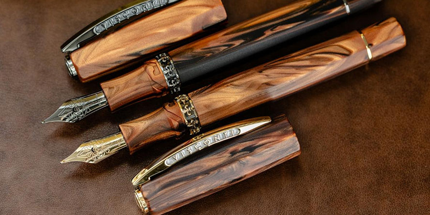 Fountain pens in middle of a renaissance