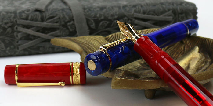 delta_nobile_limited_edition_fountain_pens_imperial_blue_or_red